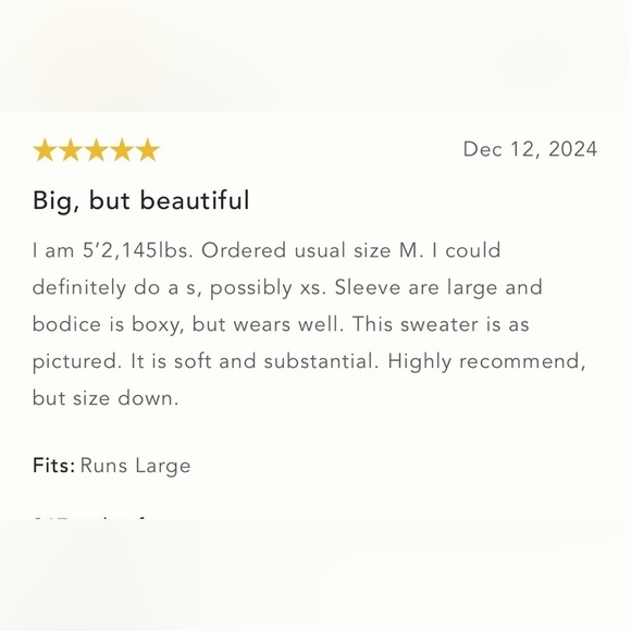 NWT Size M (P2P 26") - Anthropologie Relaxed Hooded Sweater - Picture 10 of 16